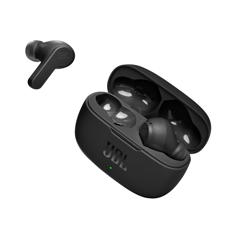 JBL Wave 200TWS - Black - True Wireless Earbuds - Detailshot 6 image number null